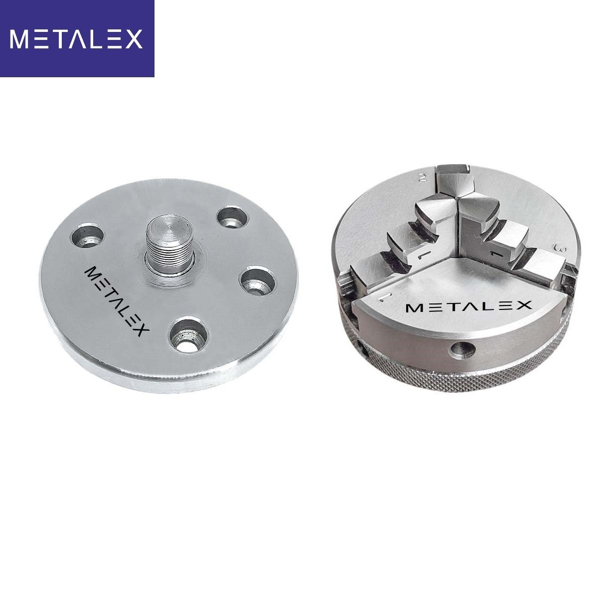 50mm 2″ 3 Jaw Self Centering Mini Lathe Chuck Backplate T Nuts Milling Metalwork