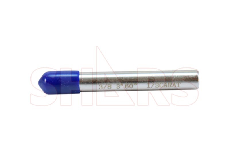 SHARS 3/8 x 3″ Single Point Diamond Dresser 1/3 Carat Size Economy Grade New !{