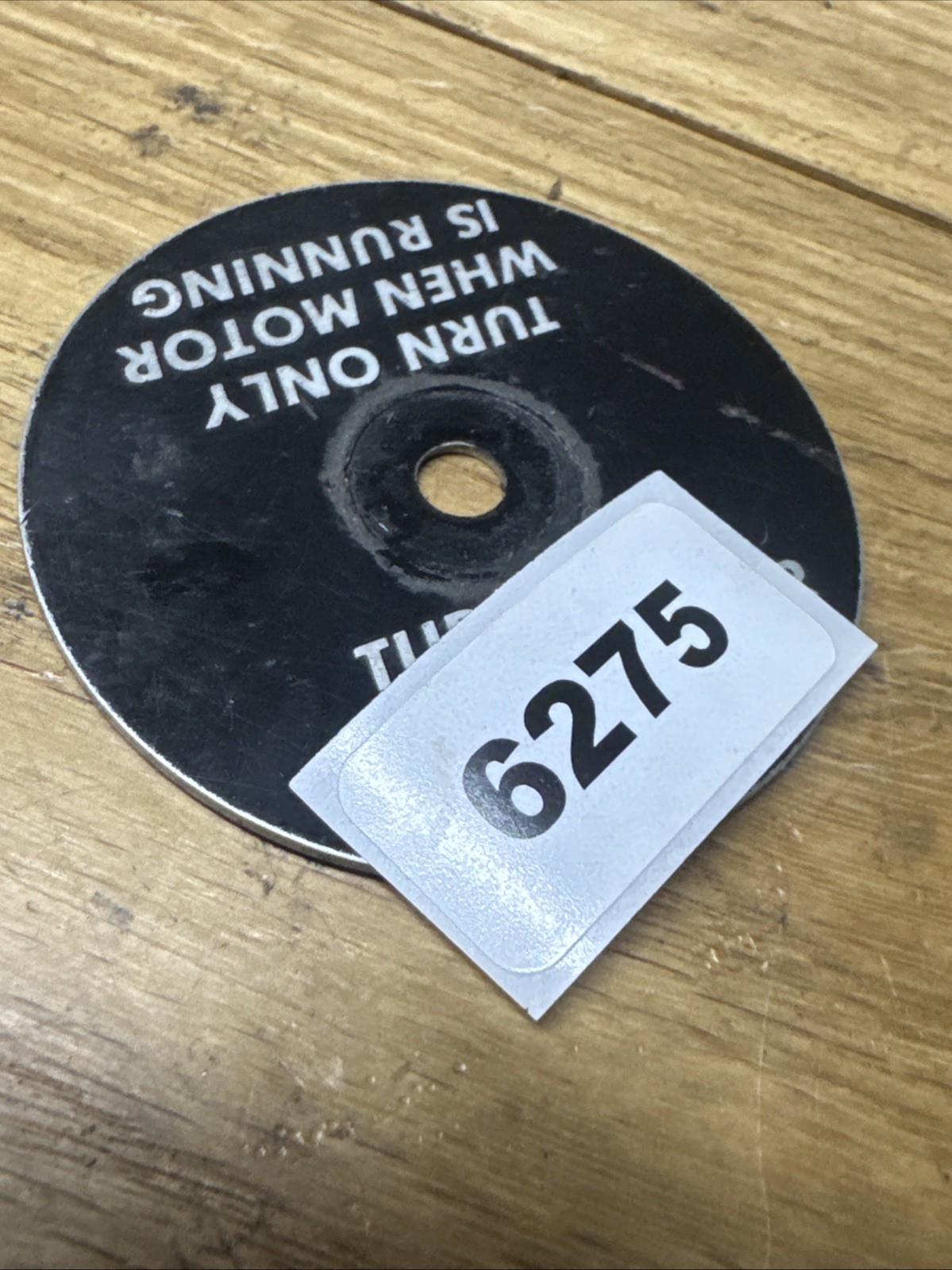 Clausing 5900 Series 12” Lathe Speed Selector Tag / Badge