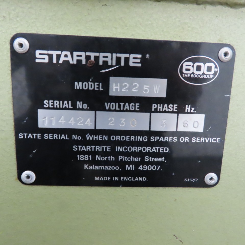 Startrite H225W 10″ x 12″ Horizontal Band Saw Machine 230V 3Ph