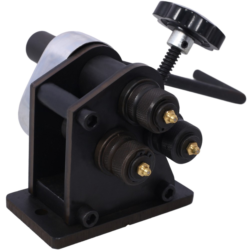 3″ Manual Ring Roller Bender, Hand Crank, For Round & Flat Steel