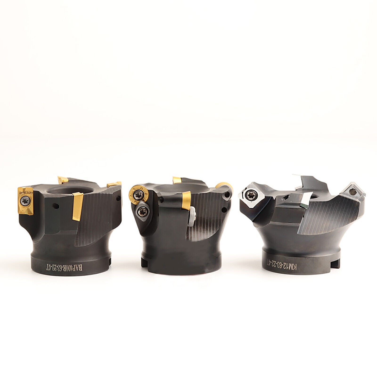 45 Degree Face Milling Cutter Head KM12-50-22-4T KM12-63-22-4T CNC Milling Tools