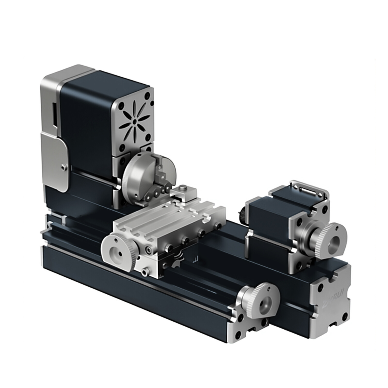 ZHRUI 60W 12,000RPM DIY All-metal Miniature Didactical Lathe For Woodworking
