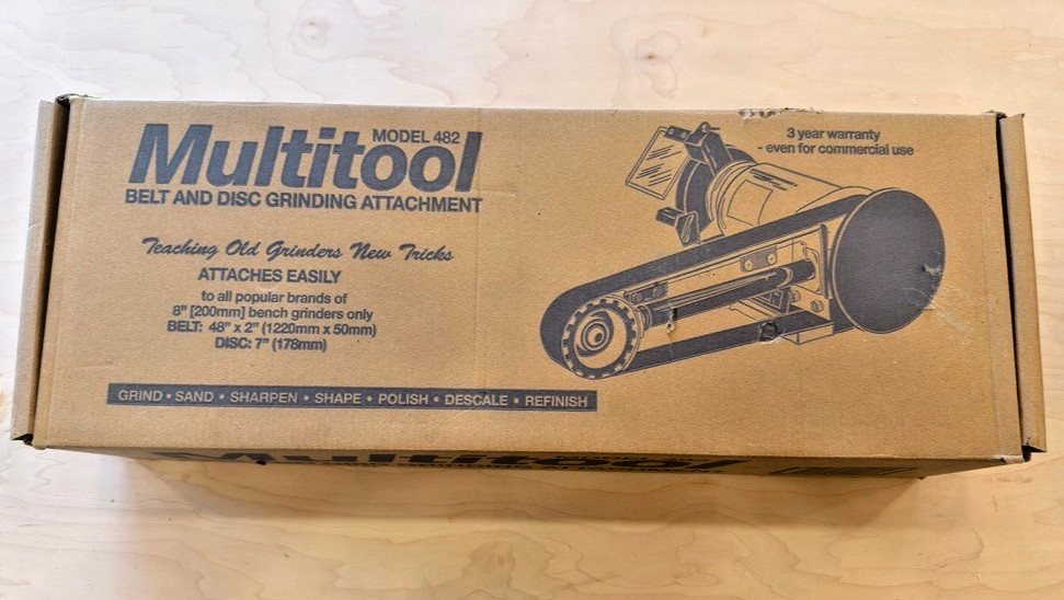 Original Multitool 2″ x 48″ Belt Grinder Attachment for Bench Grinders MT482