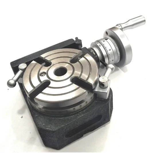 Horizontal Vertical 4″ Inch II 110 mm – MT2 Center Bore Rotary Milling Tables
