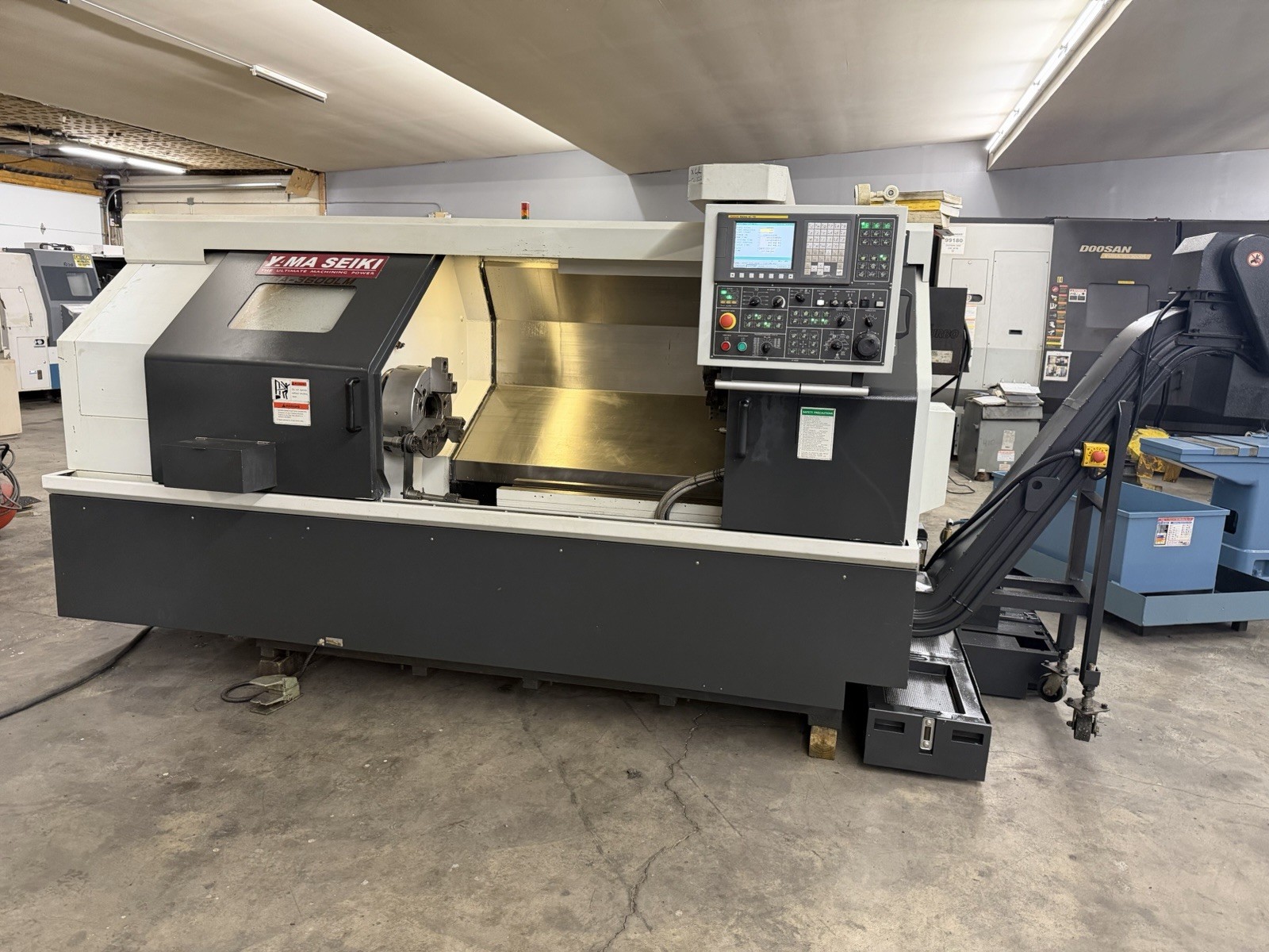 2012 Yama Seiki GA-3600LM CNC Lathe- Video link in the description