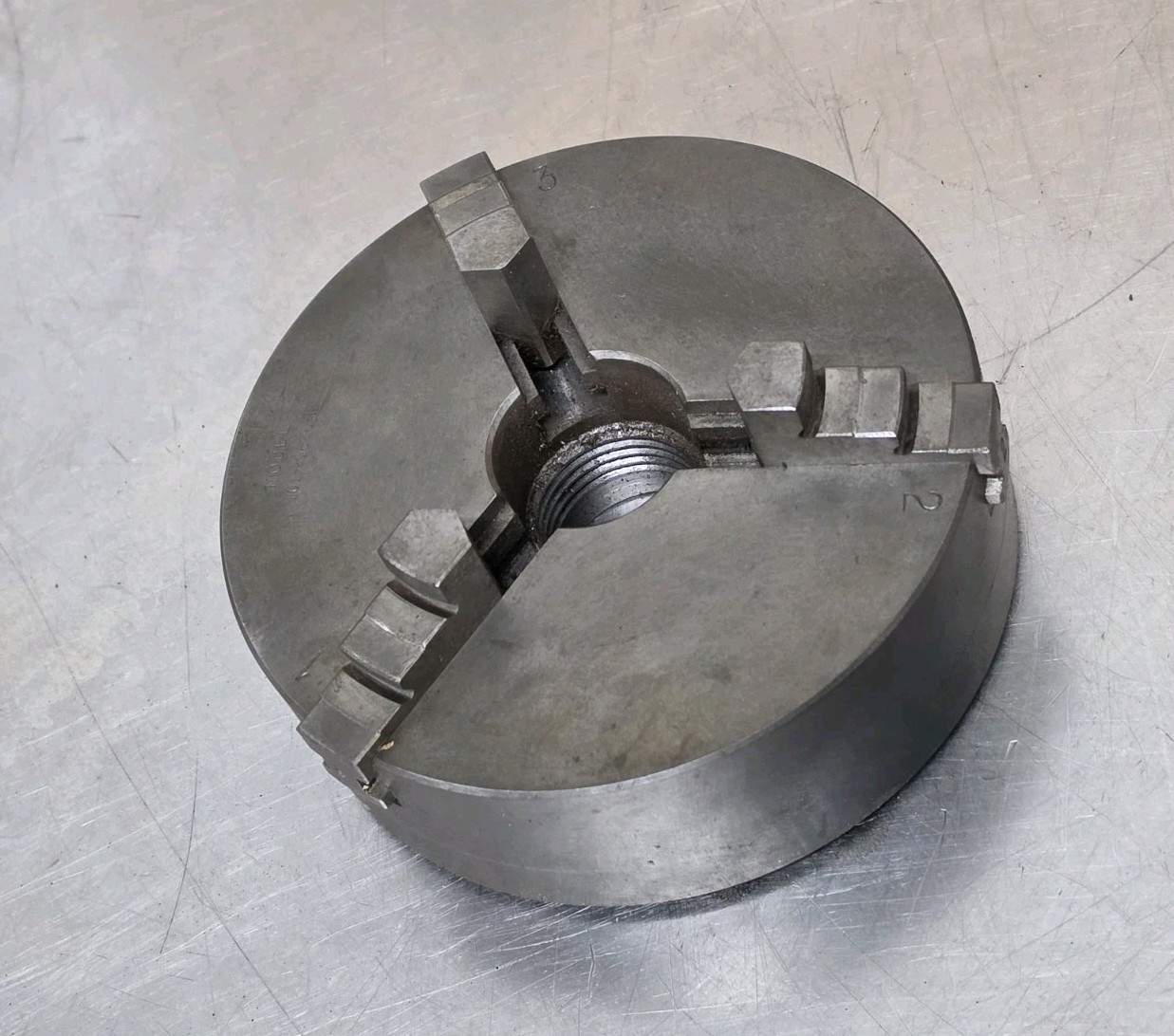 Craftsman 10″ 12″ Metal Lathe 3 Jaw Chuck 6″ 1 1/2”-8 101-21680-H