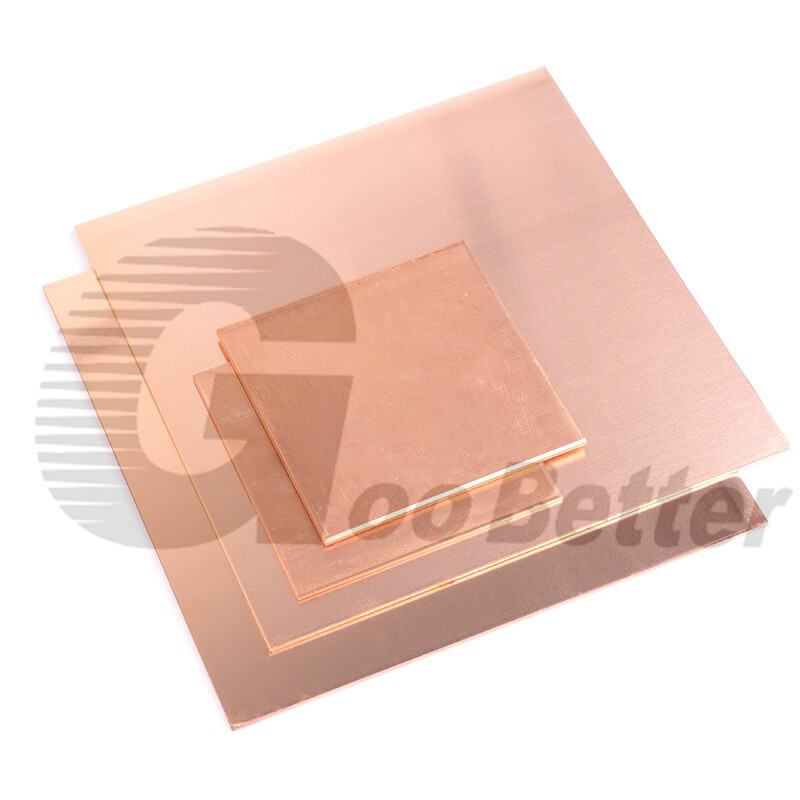 T2 Copper Sheet Plate Metal guillotine Offcuts 0.8mm to 10mm Thick Multiple Size