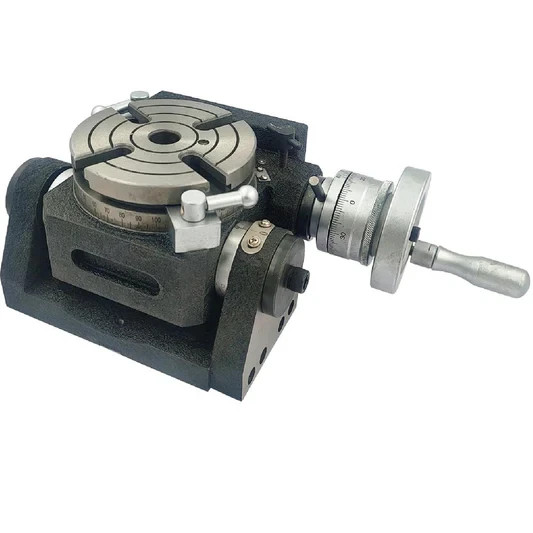 Horizontal Vertical 4″ Inch II 110 mm – MT2 Center Bore Rotary Milling Tables