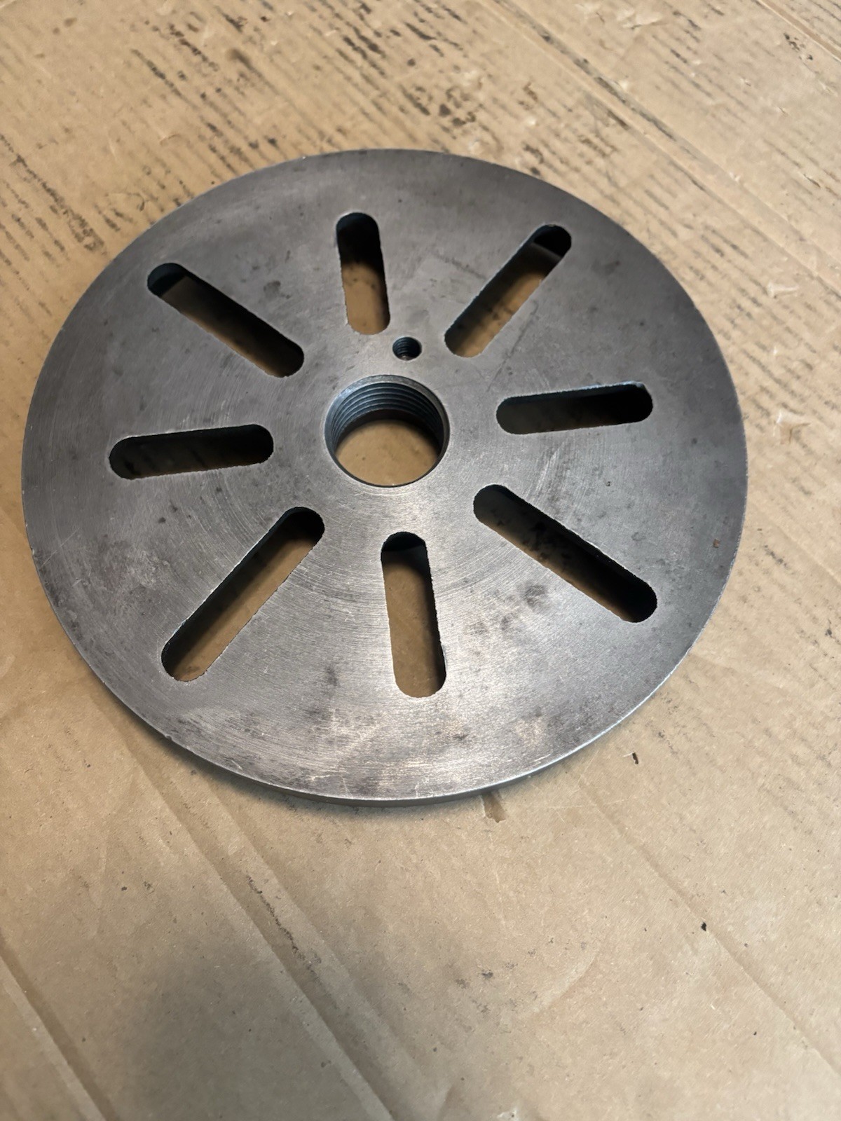 8 1/2” South Bend 9/10K Slotted Faceplate, Lathe, South Bend 9″,