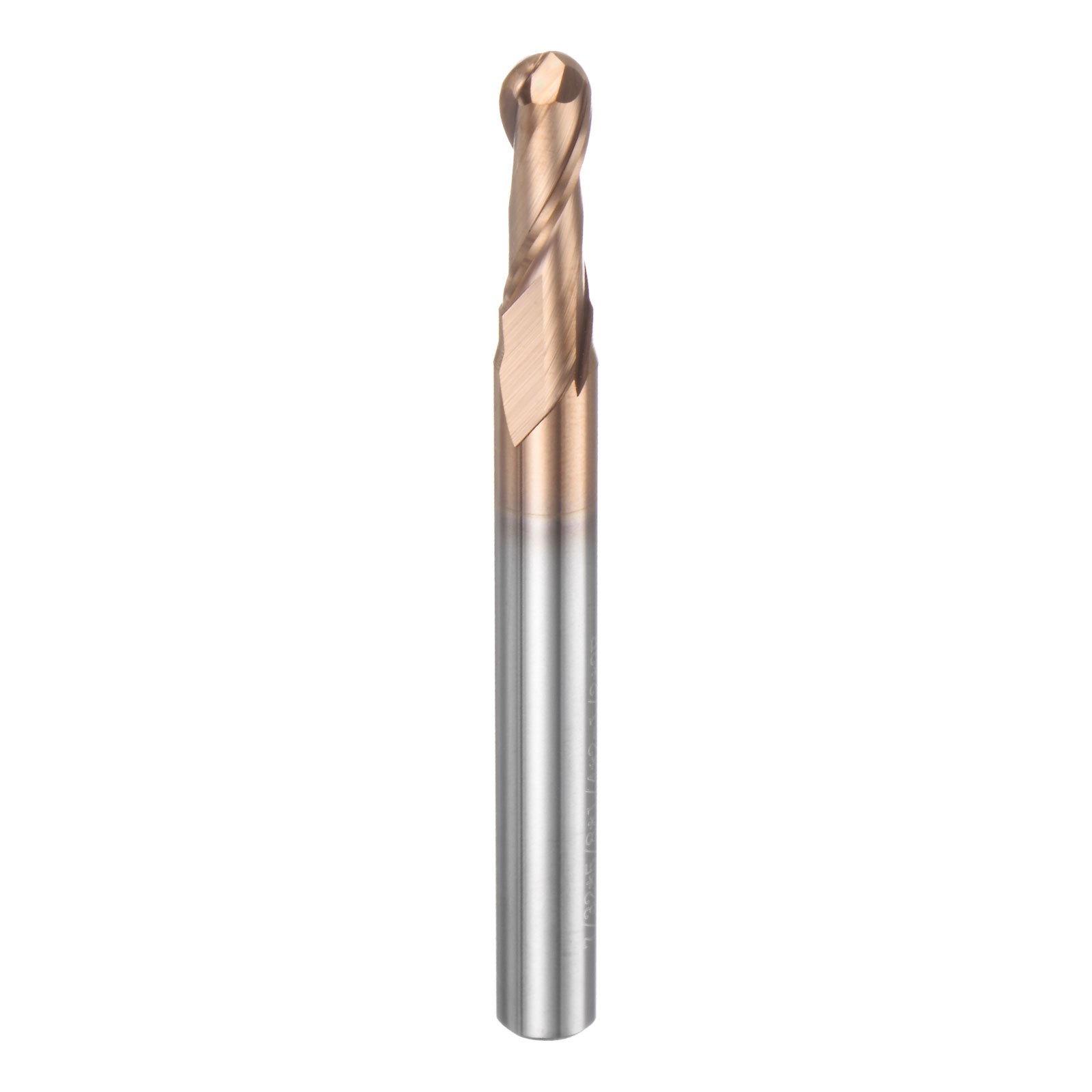 2 Flute Ball Nose End Mill 5/8″ Cutting Length Uncoated for Engraving
