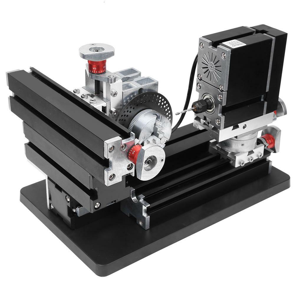 100-240V 60W All-Metal Drilling Milling Machine Kits DIY Tool XYZ Shaft 12000rpm
