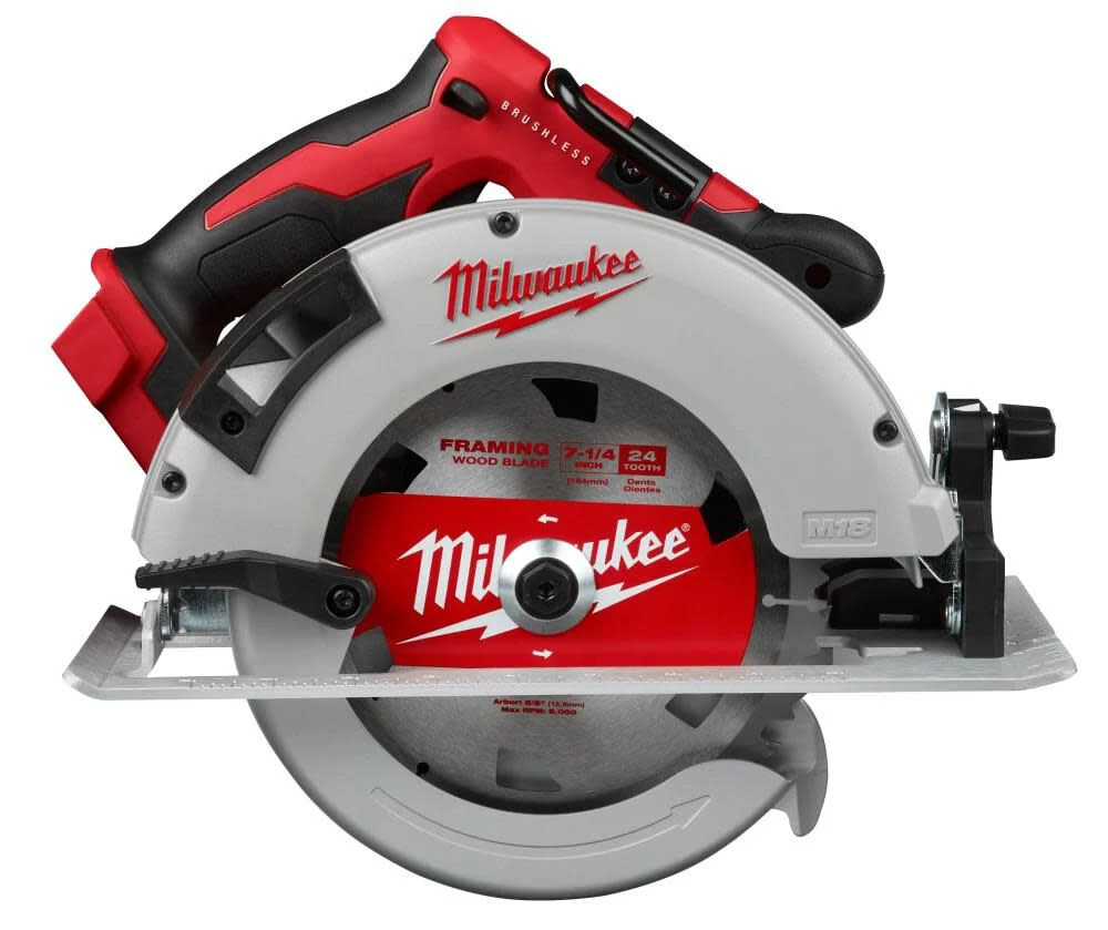 Milwaukee M18 7-1/4Inch Circular Saw Brushless Certified Refurbished (Bare Tool)