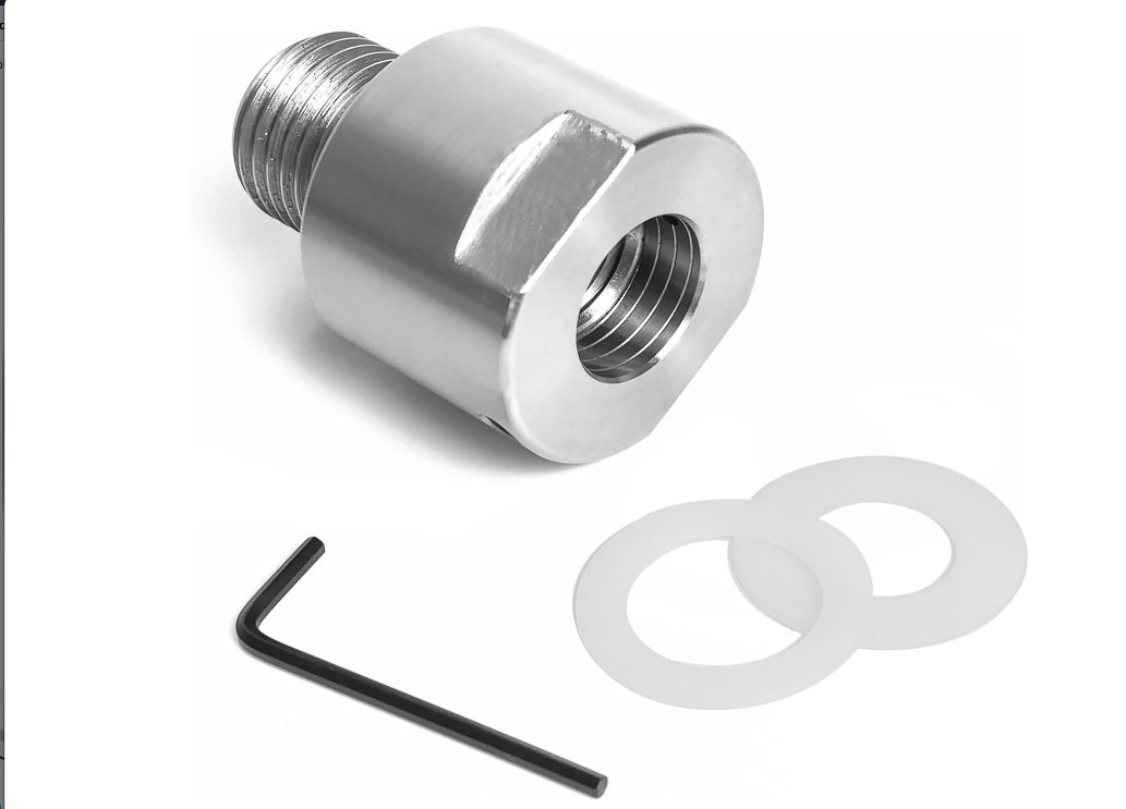 1×8 TPI Female to 1-1/4×8 TPI Male Lathe Spindle Adapter Fits Woodworking Headst