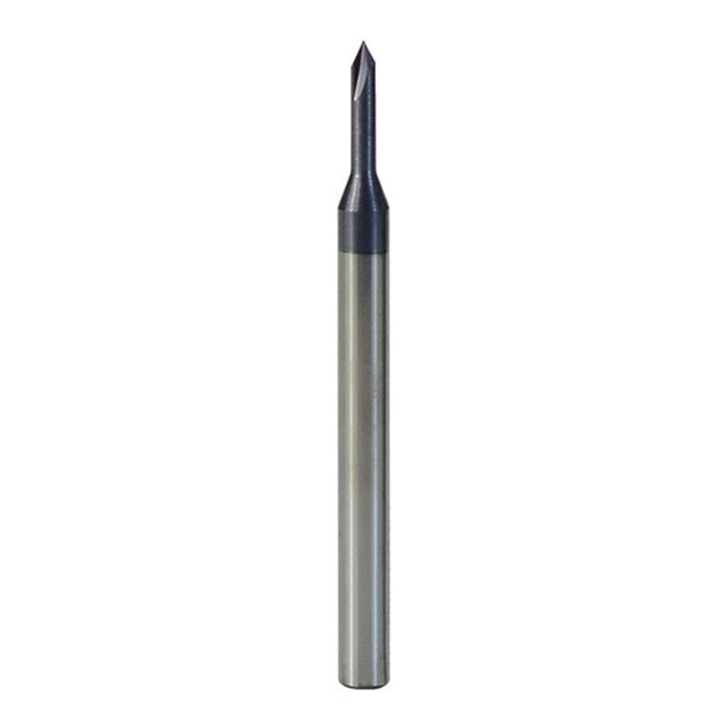 HRC55 Solid Carbide 60° Degree Chamfer End Mill Cutter 1mm-16mm – AlTiN coating