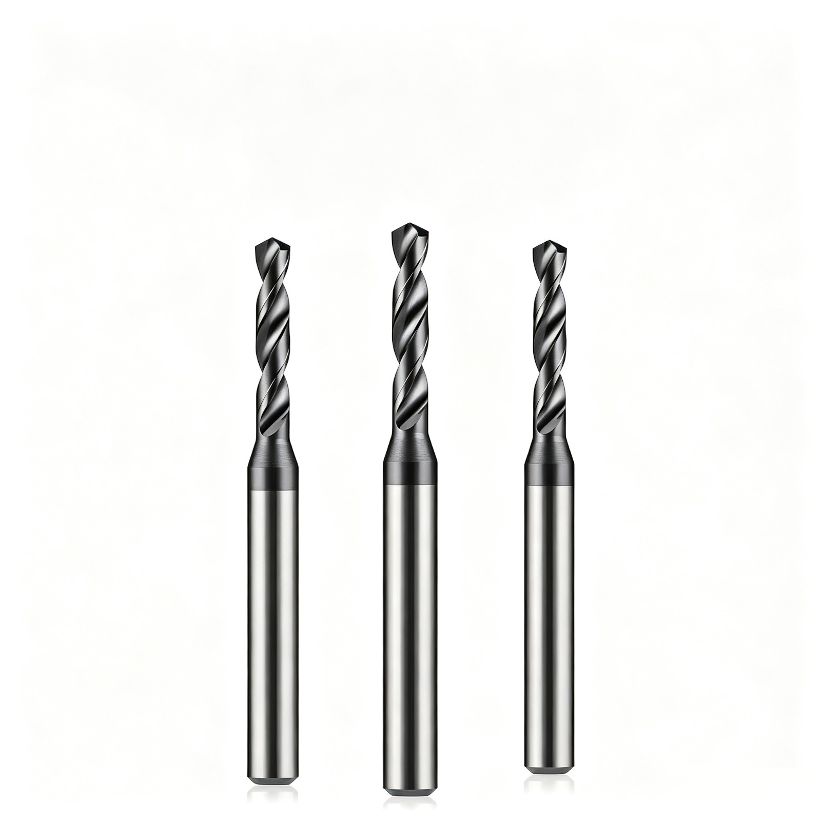 Solid Carbide Fixed Shank Drill Bit 4mm Shank Twist Drill Dia. 0.3-4 For Steel