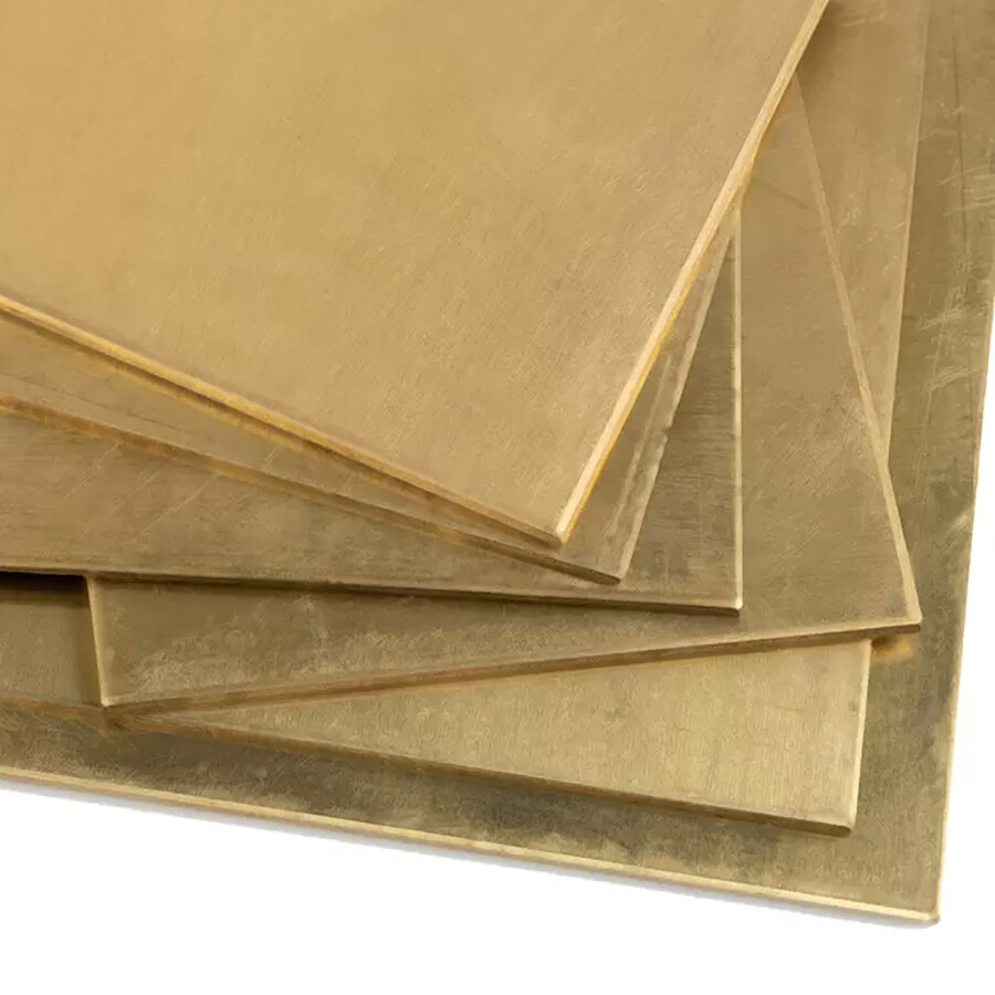 H62 Brass Plate Sheet Thick 0.5-6mm Brass Sheet Craft Metalworking DIY 96 Sizes