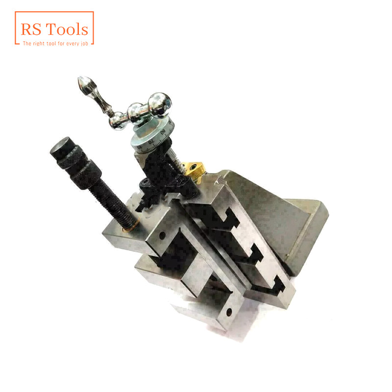 Lathe Vertical Milling Slide Fixed Base 4″X 5″ And Steel Vice Grinding Vise 85mm