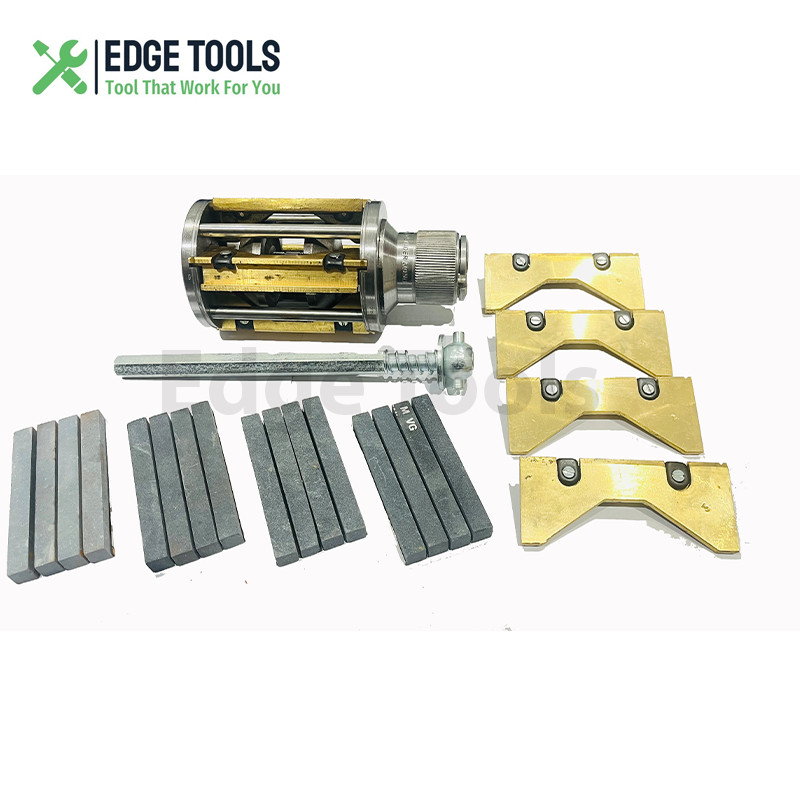 Cylinder Engine Hone Kit 3 1/2″ To 6 1/2″ Honing Machine + 4 Set Hone Stones USA