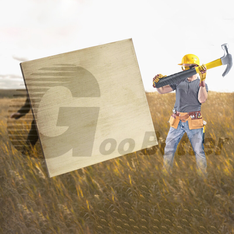 Aluminum Bronze Sheet Plate ZCuAl03Sn09 Metal Panel 100x100mm, 6mm-40mm Thickess