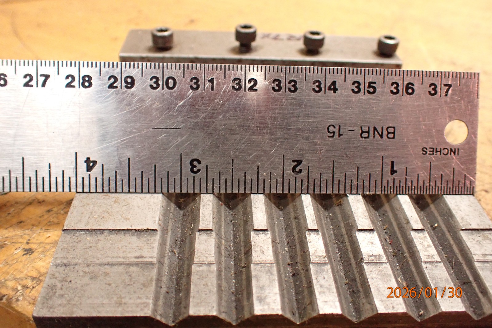 LOT R7XK: SMALL MULTI V-GROOVE SURFACE GRINDING FIXTURE MACHINIST TOOLING