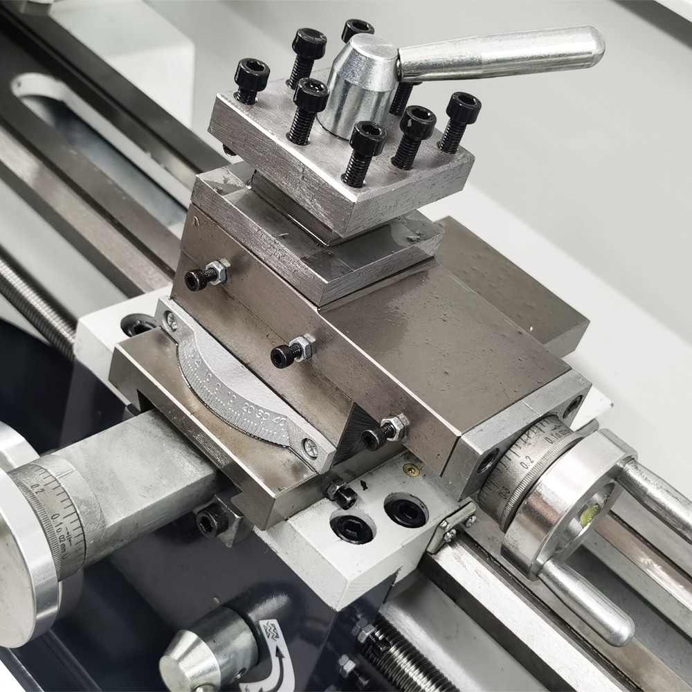 110V Variable Speed Lathe 1100W WM210V Double Chuck Metal Lathe 8″*32″