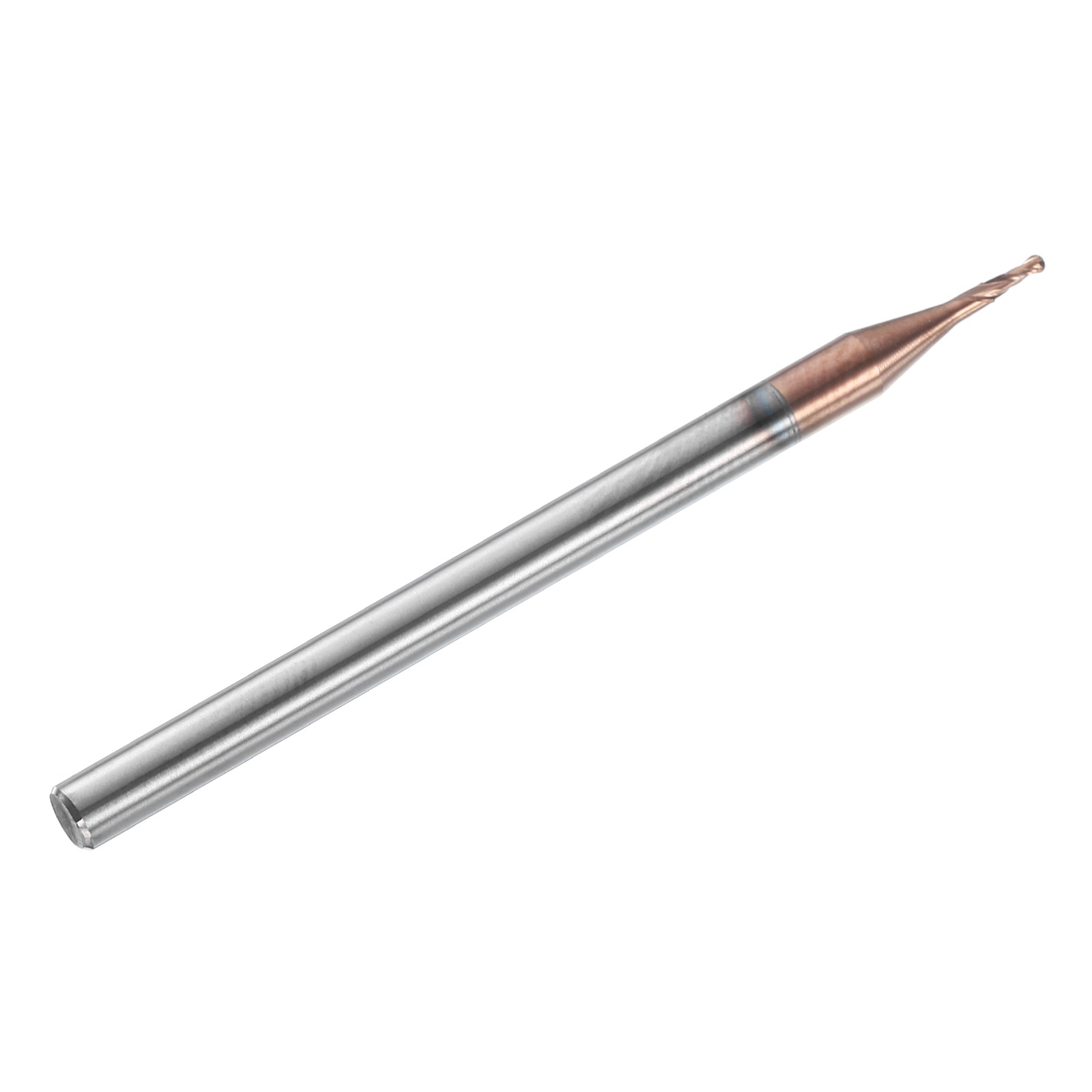 2 Flute Ball Nose End Mill 0.114″ Cutting Length Uncoated for Carving Engraving