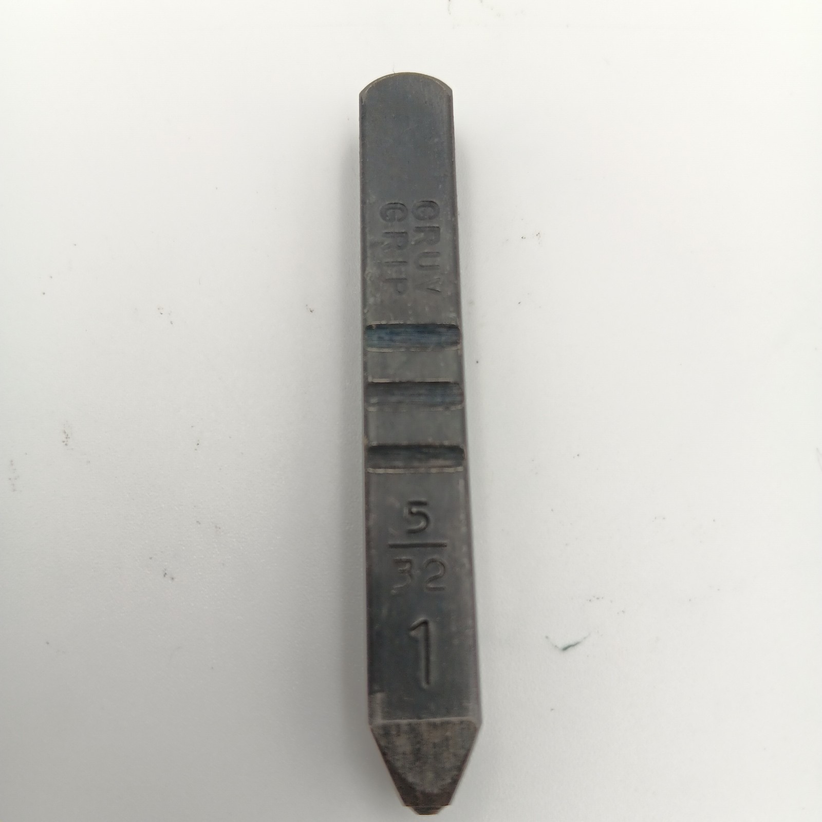 Young Bros Stamp Works 5/32” 4mm Steel Punch Set -9 Digit /Numbers Gruv Grip