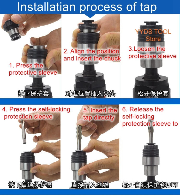 Hand-held Gun-type Taps Back To The Clamps Pneumatic Tapping Machine
