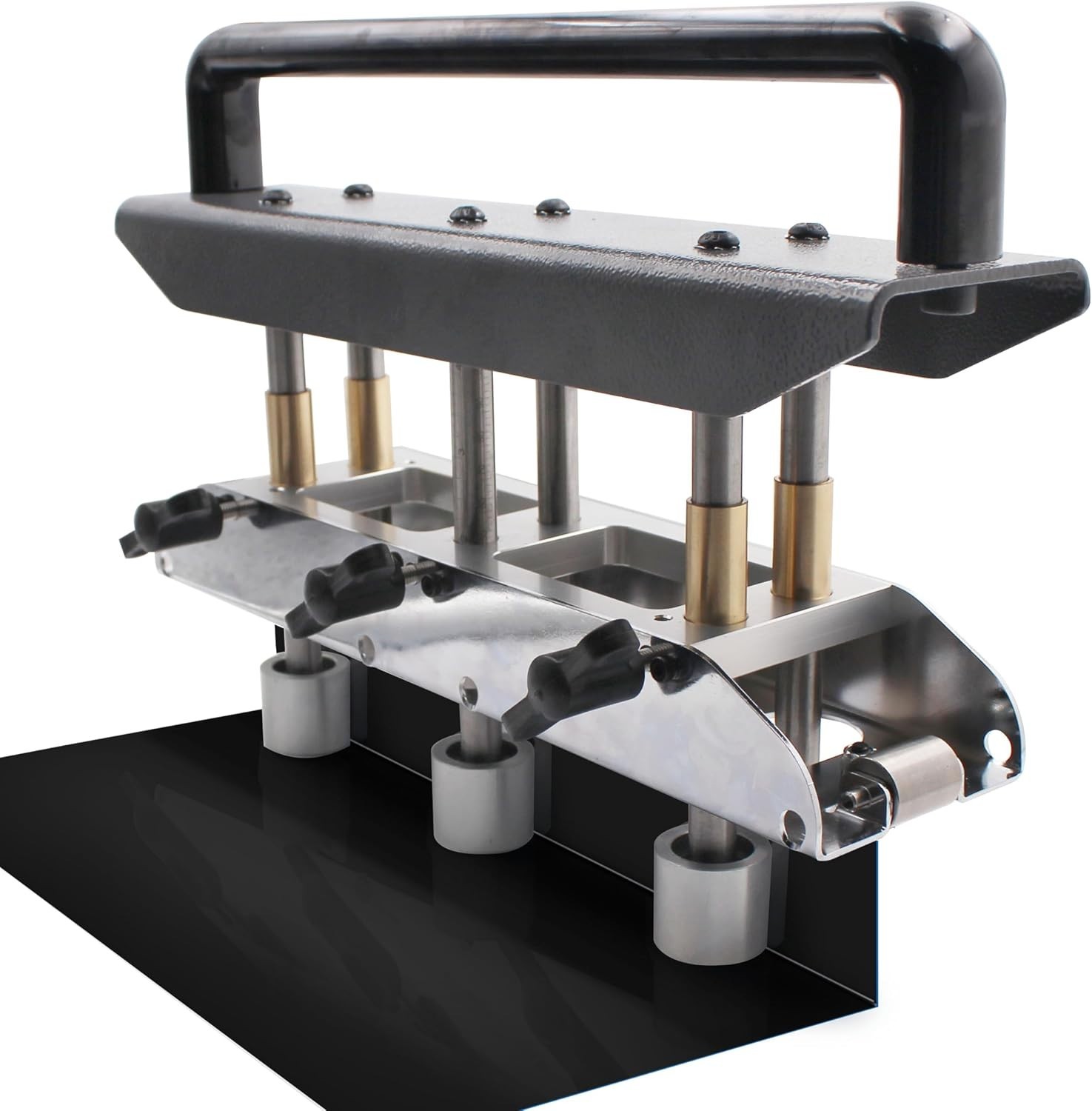 Durable Steel Roofing Edge Roller Tool: 3-Station Straight & Curved Bender