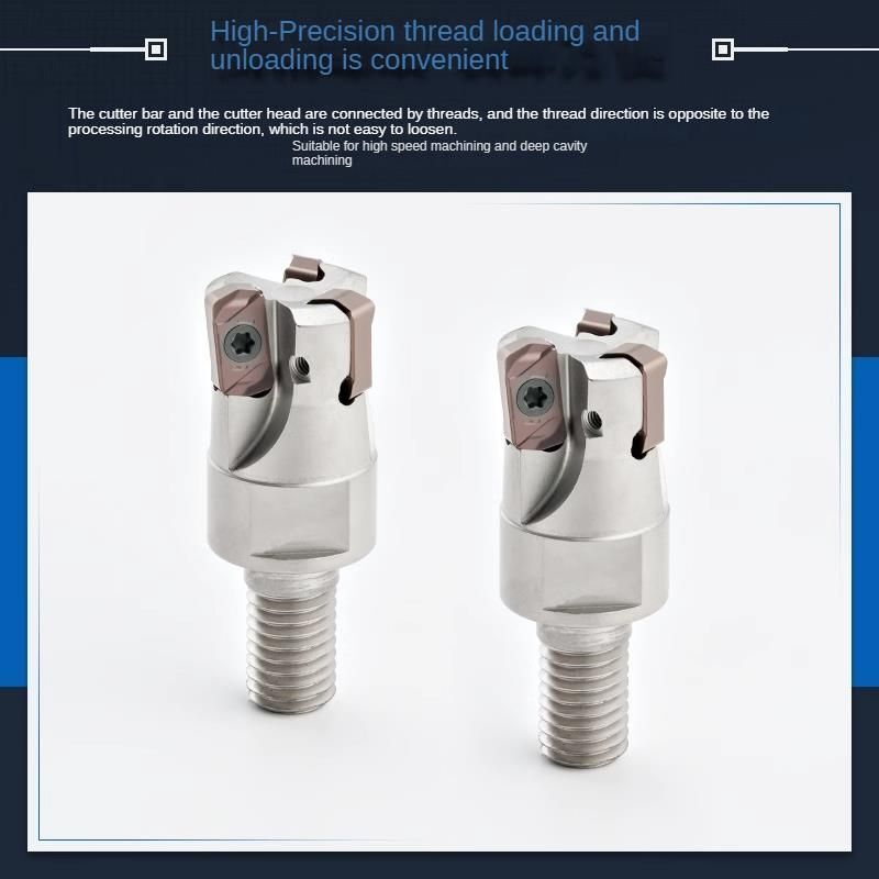 Metal Milling Cutter Head Feed Locking Tooth Tungsten Steel Shank CNC Machine