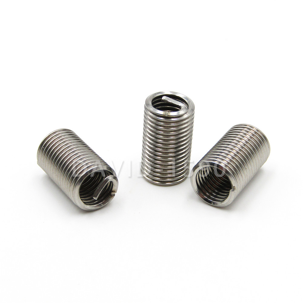 10pcs M8 x 1.25 x 3D Helicoil Insert Wire Thread Insert 304 Stainless Steel