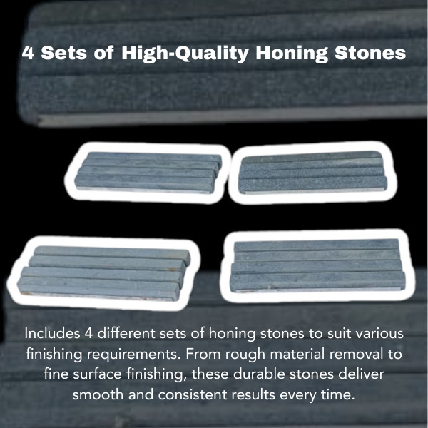 NEW CYLINDER ENGINE HONE KIT 34mm to 60 mm Honing Machine + 4 Set Honing Stones