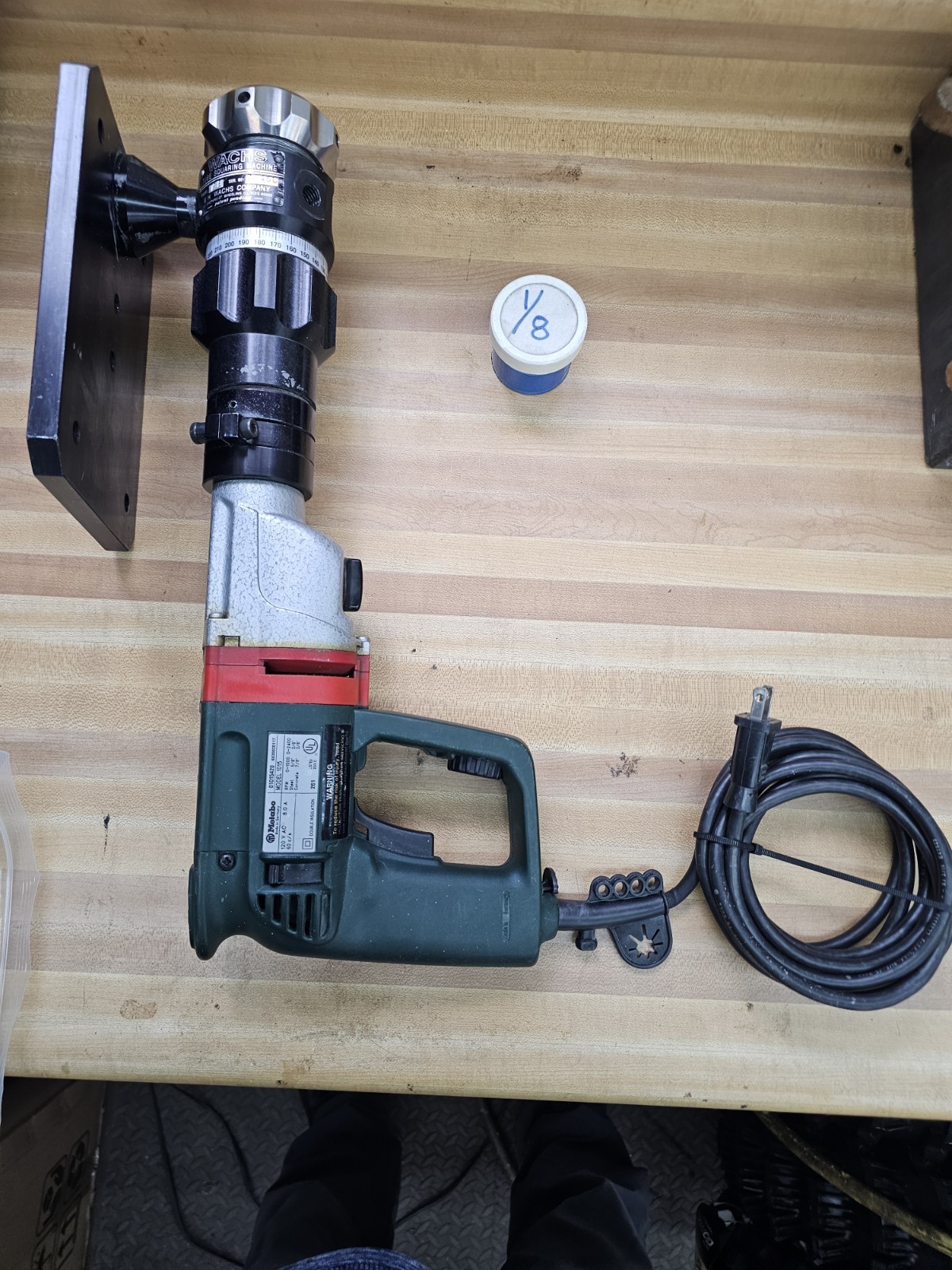 Wachs Metabo Tube Squaring Machine Facing Tool