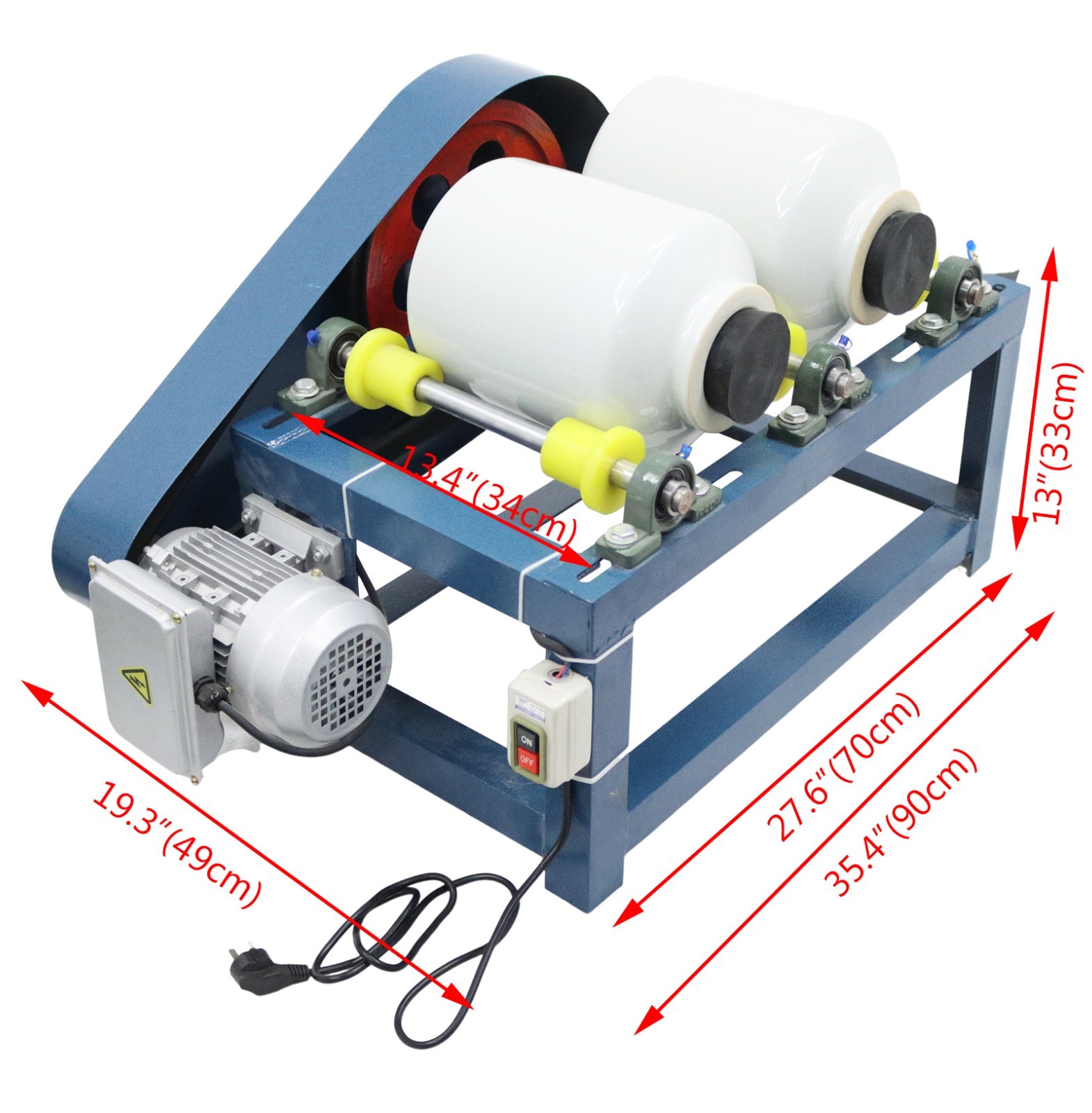 220V Laboratory Ball Mill Grinding Machine with Double5L Ceramic Jar for Ceramic
