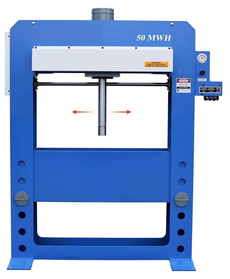 New Hydraulic H FRAME PRESS 50 Ton Powered Movable Workhead CA – GET 5% OFF!!
