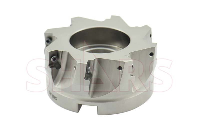 4″ 90° INDEXABLE FACE MILL APKT 1604 INSERT 8FL W/Certificate $409.00 OFF #[