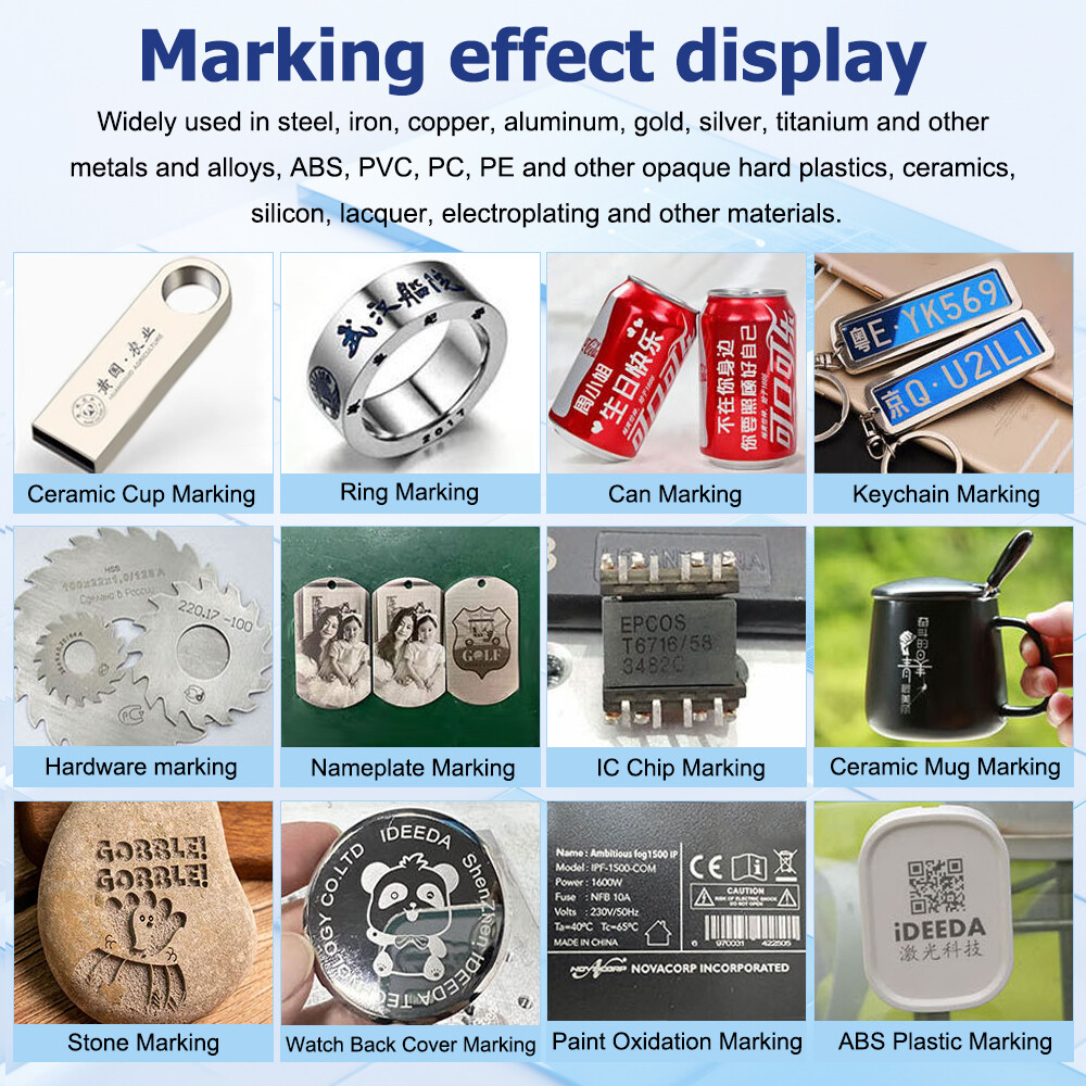 60W 2.5D JPT Mopa M7 Fiber Laser Marking Machine Metal Deep/Relief Engraver AU
