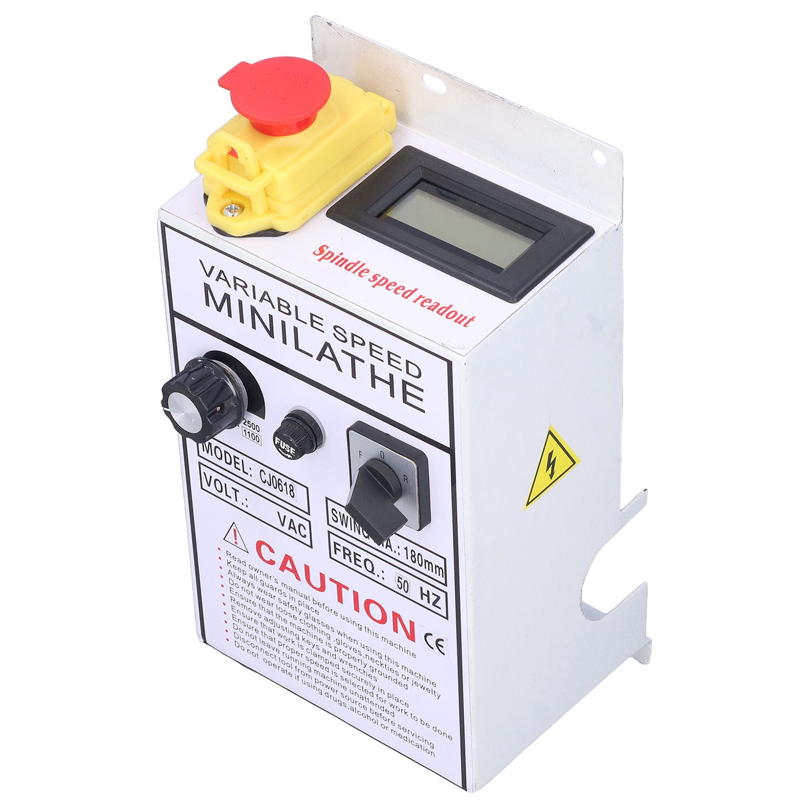 Lathe Control Box Efficient Speed Controller For Working With Lathe Tool AC 220V