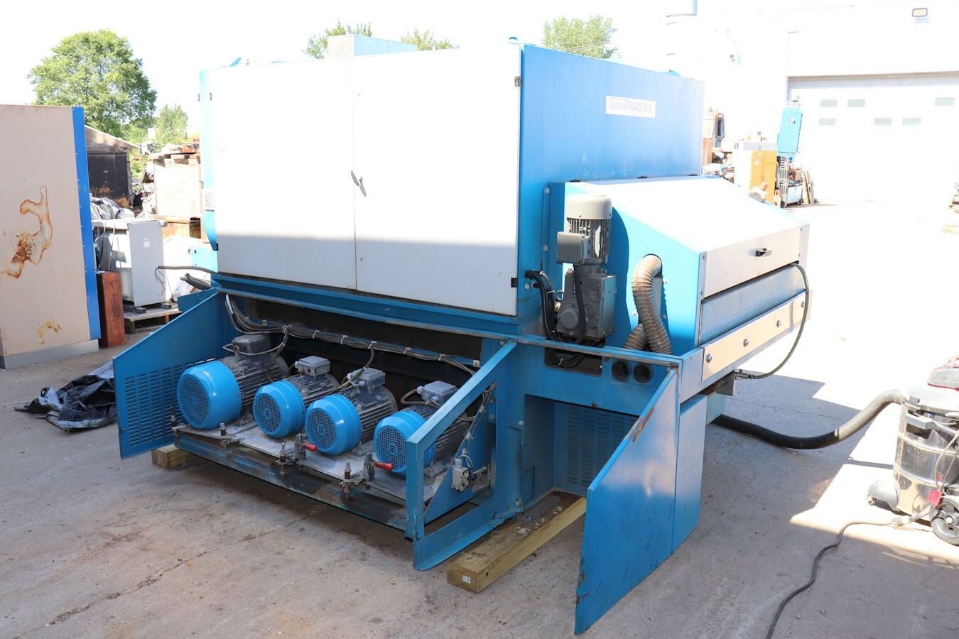 Butfering Steel Master SPW 413 RRTT 53″ Wet Belt Sander / Buffer – Video Link
