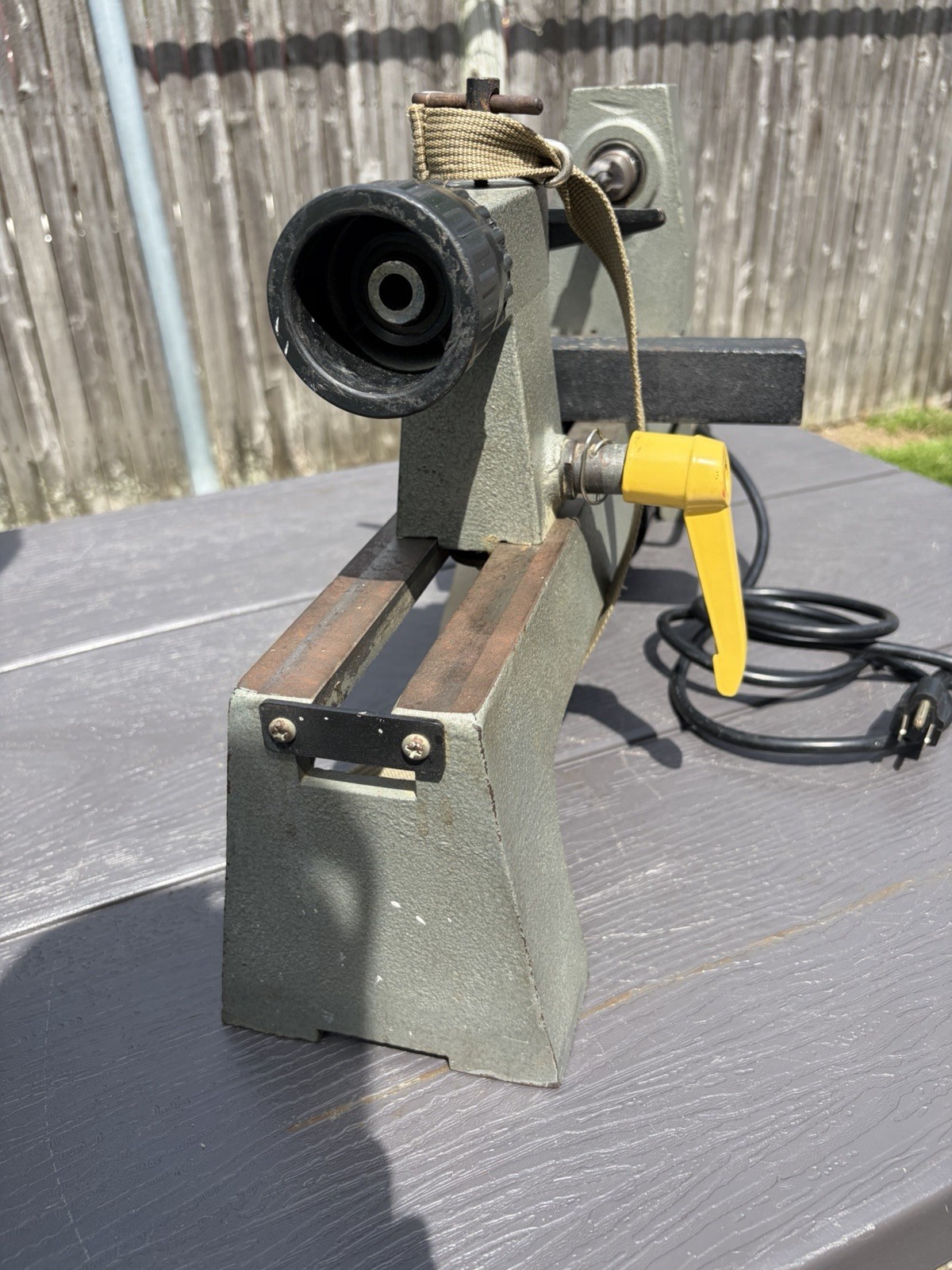 Central Machinery 8 In. x 12 In. Precision Woodworking Benchtop Mini Lathe NICE