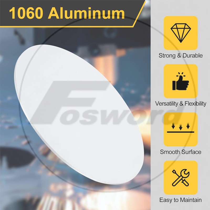 Aluminium Blank Discs Round Metal Plates Diameter 50mm-300mm Thickess 0.5mm-10mm