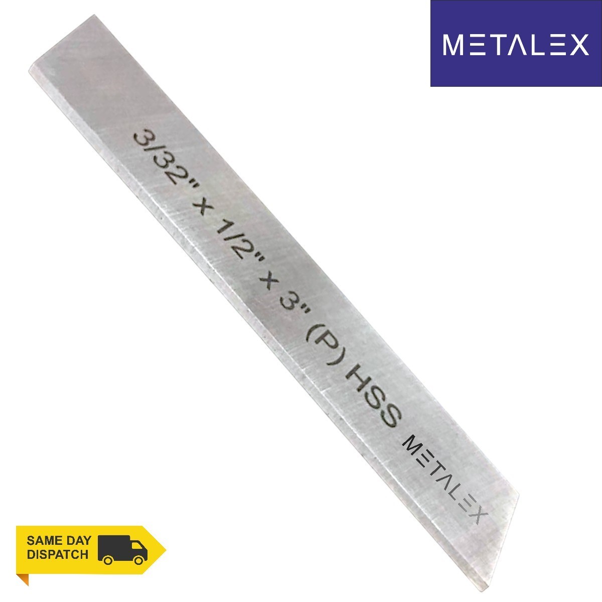 5x Cut Off Blade (3/32″ x 1/2″ x 3″) M2 Grade HSS Hardened & Ground Parting Tool