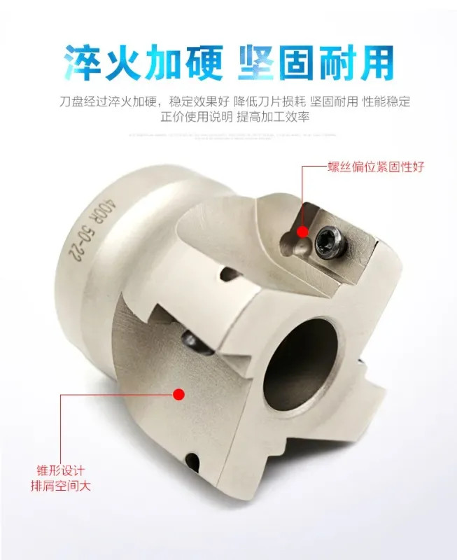 Face Mill Cutting BAP400R 50/63 22 4T Holder for APMT1604 CNC Milling Holder