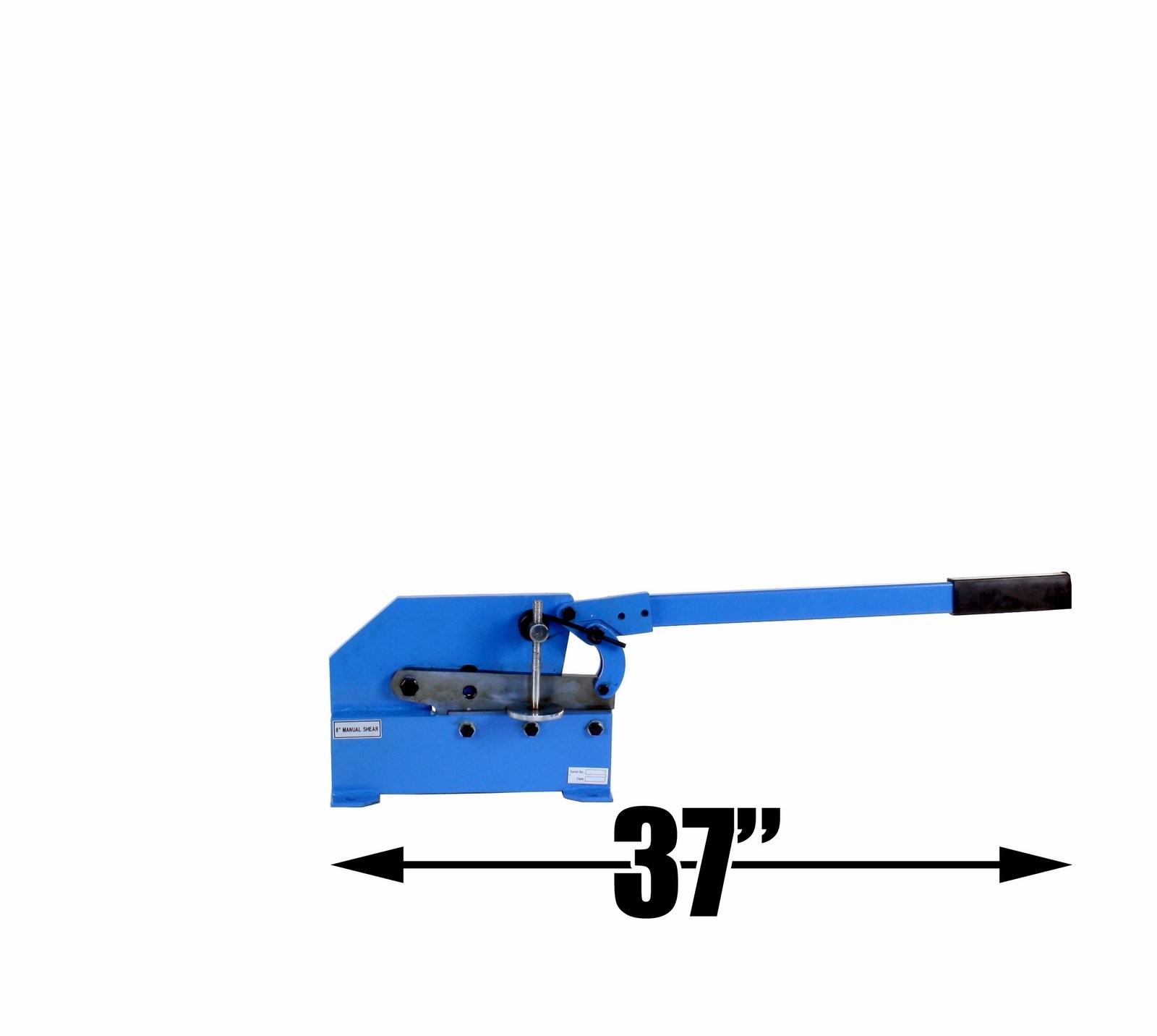 Erie Tools 8″ Benchtop Manual Plate Shear Slices Sheet Metal, Plate, and Rebar