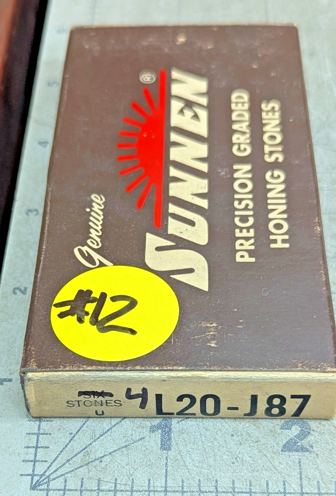 L20-J87 Sunnen 400 Grit Silicone Carbide L20 Mandril (Set Of 4 Stones)#12
