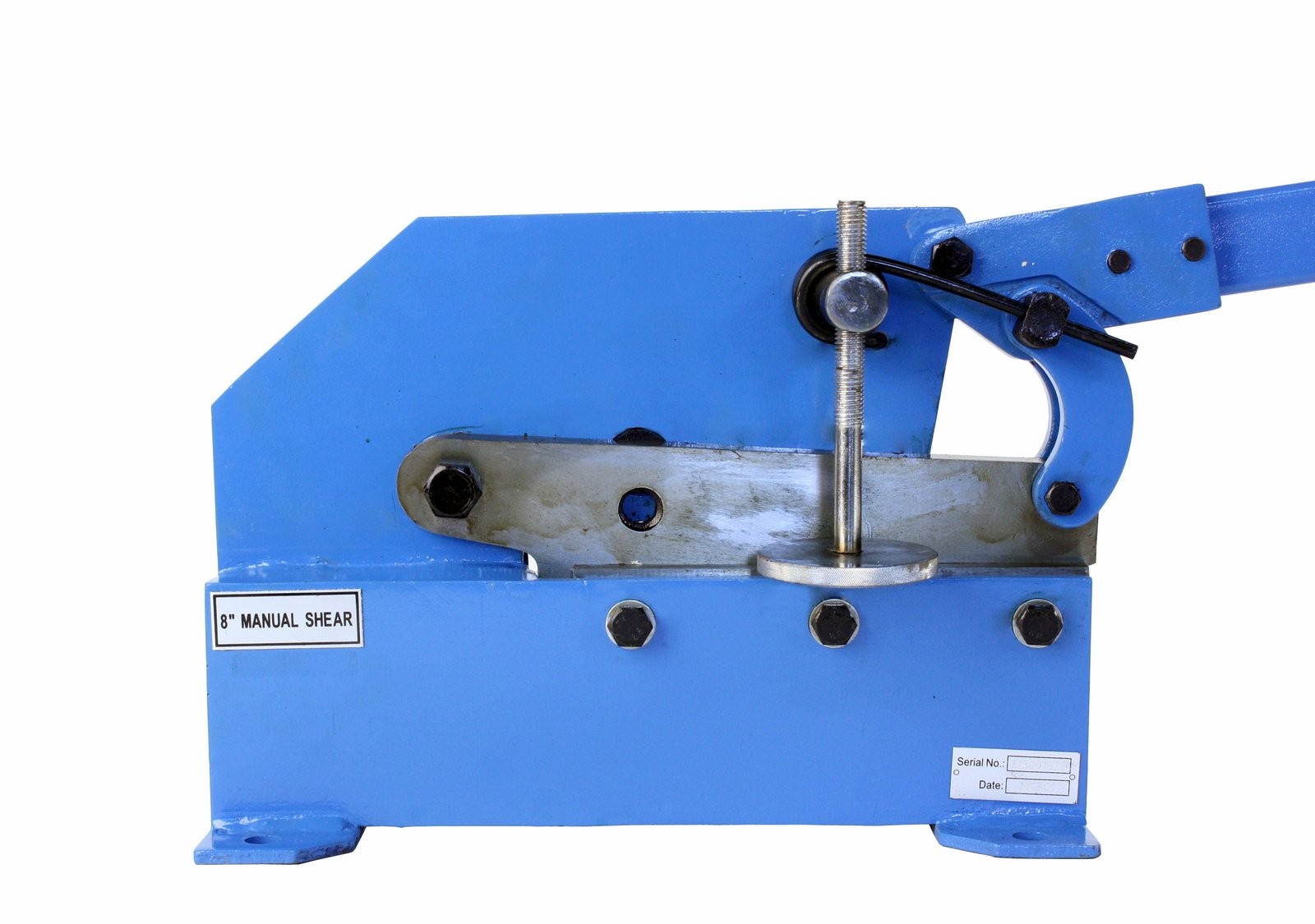 Erie Tools 8″ Benchtop Manual Plate Shear Slices Sheet Metal, Plate, and Rebar