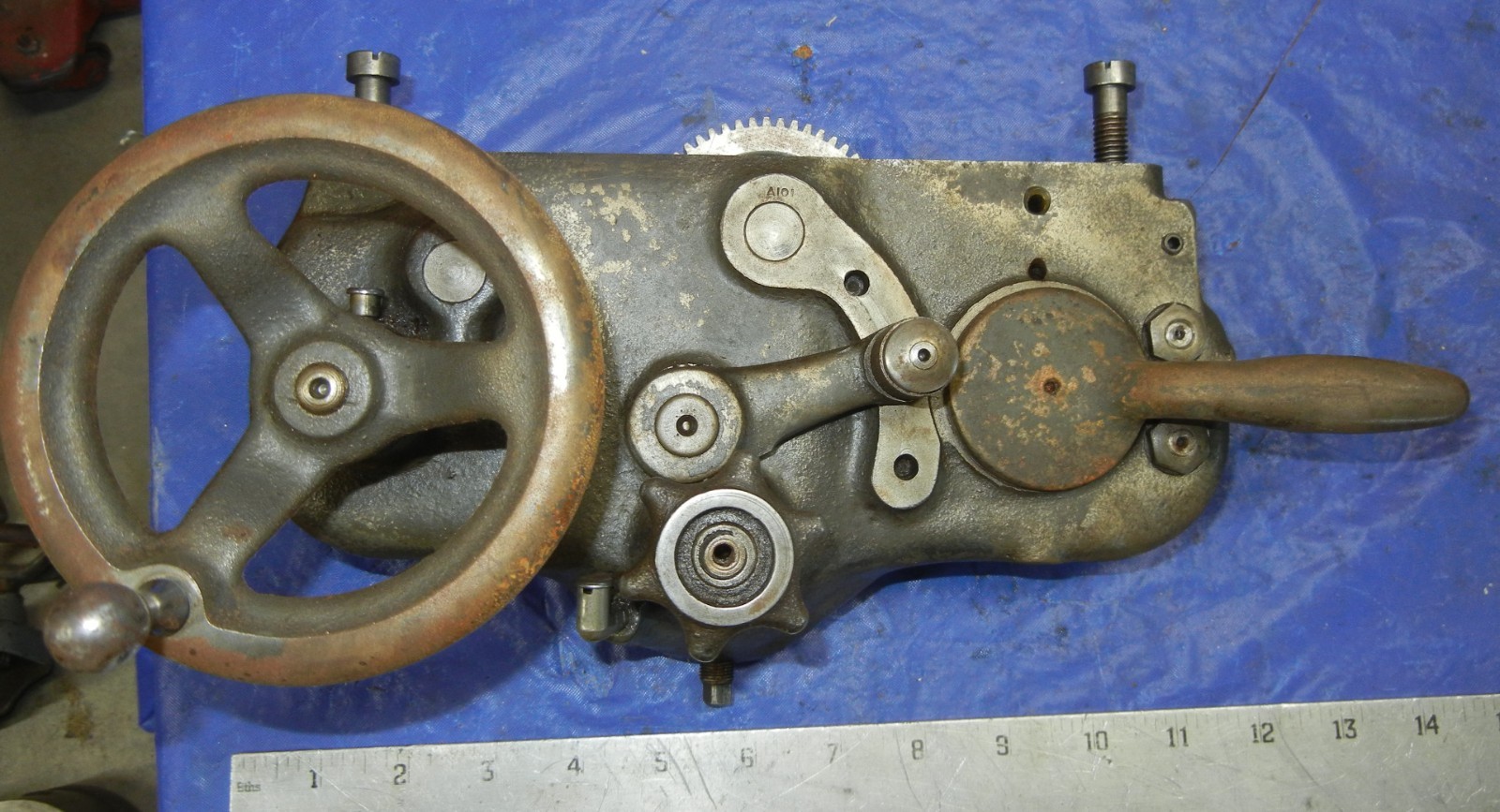 South Bend 9″ 10K lathe apron with half nuts model A or B