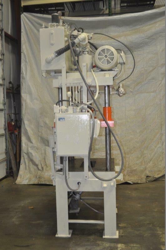 30 TON MODERN HYDRAULIC TRIM PRESS 12″ STROKE 29″ DAYLIGHT 6″ MAIN CYLINDER DIAM