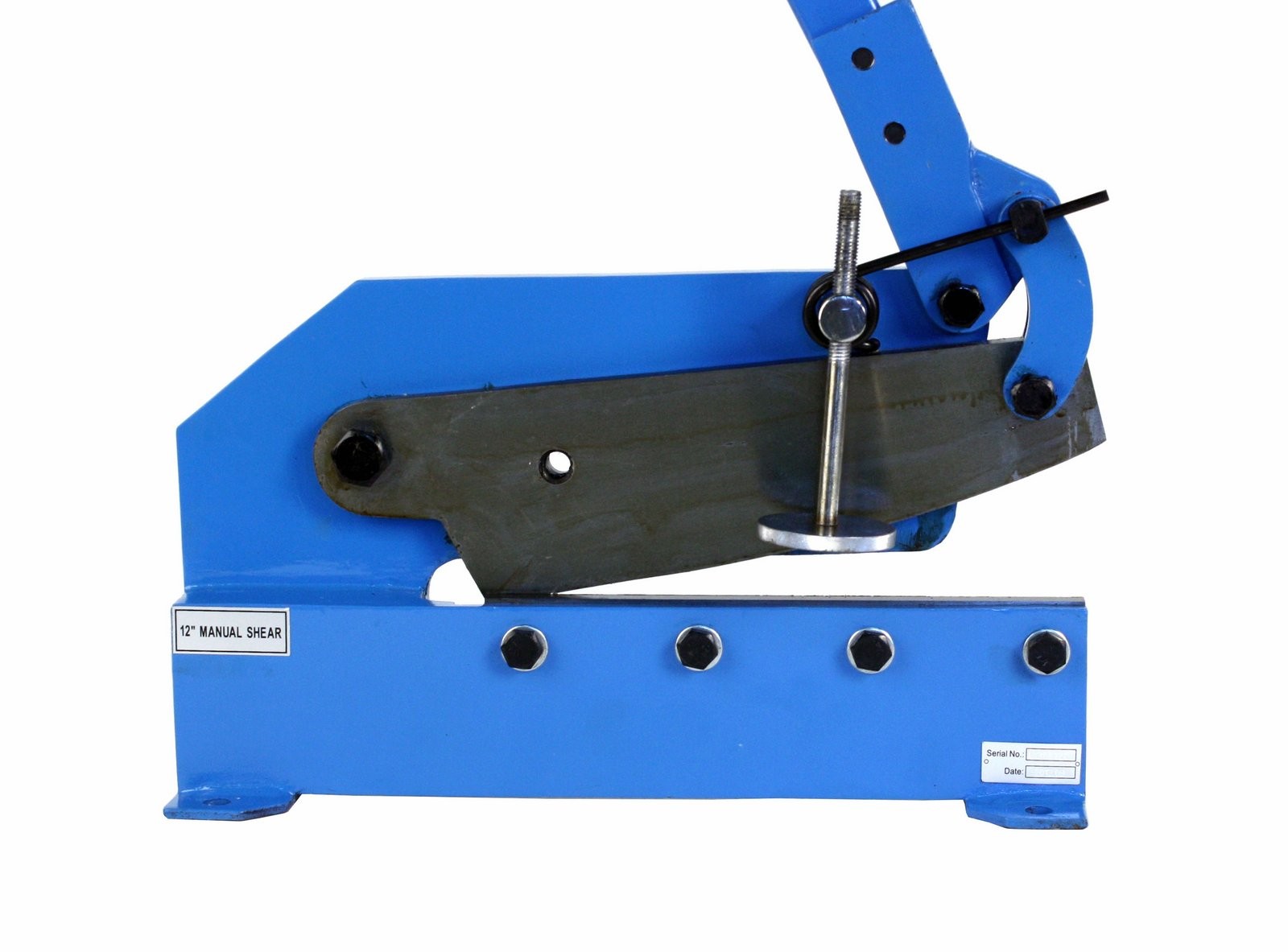 Erie Tools 12″ Benchtop Manual Plate Shear Slices Sheet Metal, Plate, and Rebar